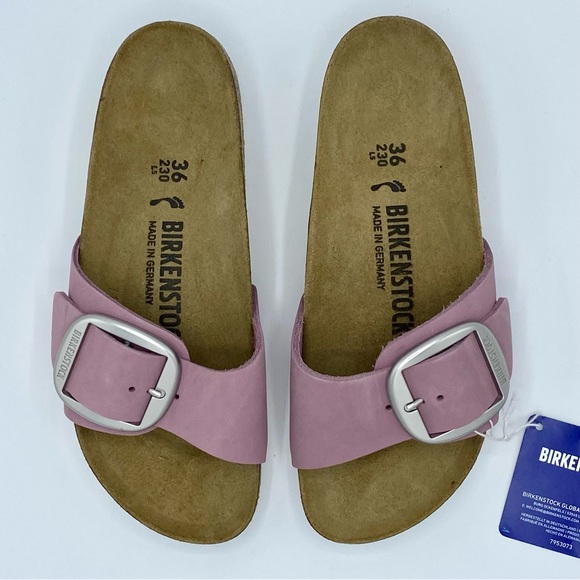 Birkenstock Orchid Madrid Big Buckle Slide Sandal Size 36 / US 5 - 5.5 - Picture 4 of 16